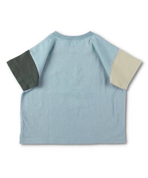 BRANSHES(ブランシェス)の「【WEB限定】クレイジー配色半袖Tシャツ(Tシャツ/カットソー・キッズ・ブルーグレー/ベージュ/ブラウン/ネイビー・130cm/150cm/120cm/140cm/110cm/100cm)」の14枚目の写真
