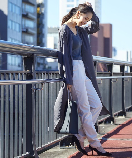 CROSSPLUS ONLINE(クロスプラスオンライン)の「美楽るパンツ68㎝ スキニーパンツ ミラクルフィットパンツ ウエストゴム ボトムス レギンスパンツ ストレッチ フィット 楽チン 美脚(その他パンツ・レディース・オフホワイト/ベージュ/アイボリー/ネイビー/カーキ/マスタード/ブルー/ブラック/インディゴブルー/モカ・L/M/LL/S)」の17枚目の写真