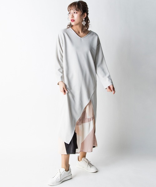 MILLION CARATS（ミリオンカラッツ）の「【STYLE4】幾何学スカートセットアップ（ワンピース・レディース・ピンク/ミント・FREE）」の9枚目の写真