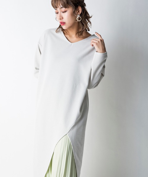 MILLION CARATS（ミリオンカラッツ）の「【STYLE4】幾何学スカートセットアップ（ワンピース・レディース・ピンク/ミント・FREE）」の16枚目の写真