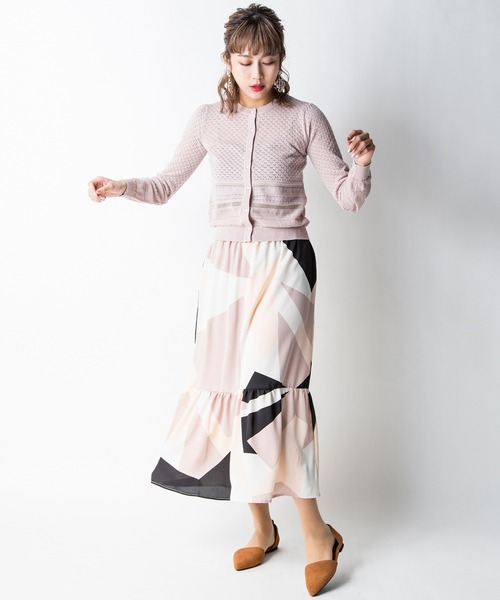 MILLION CARATS（ミリオンカラッツ）の「【STYLE4】幾何学スカートセットアップ（ワンピース・レディース・ピンク/ミント・FREE）」の18枚目の写真