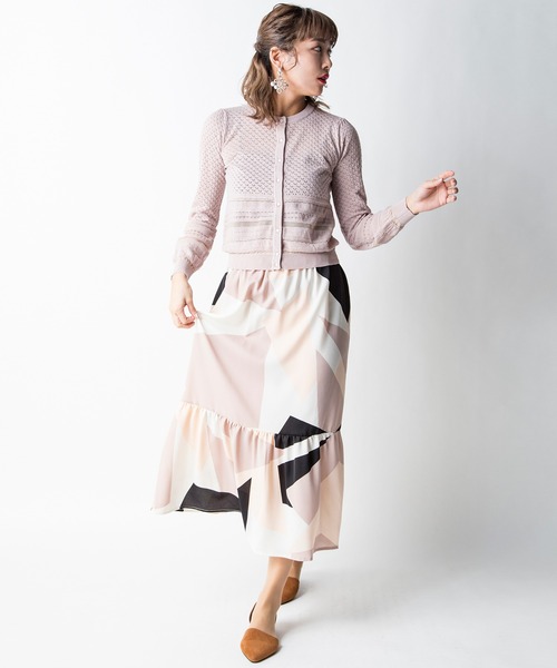 MILLION CARATS（ミリオンカラッツ）の「【STYLE4】幾何学スカートセットアップ（ワンピース・レディース・ピンク/ミント・FREE）」の19枚目の写真