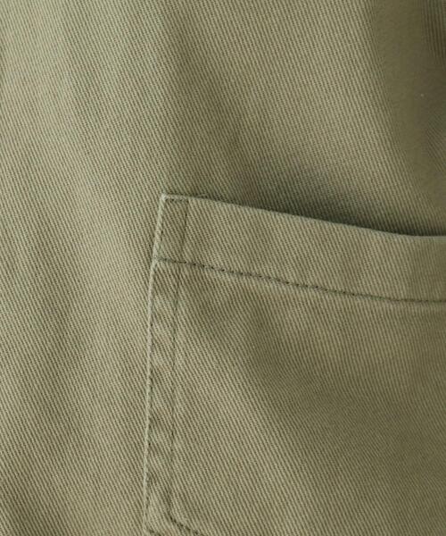 SHOO・LA・RUE(シューラルー)の「◆フリンジVネックジャケット(ミリタリージャケット・レディース・オリーブ/アイボリー・02/03)」の8枚目の写真