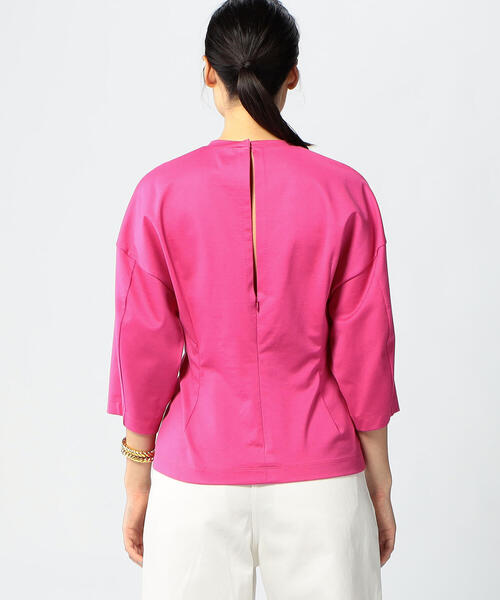 EDITION（エディション）の「【WEB限定】60/2 COTTON GOLD コットン ダーツカットソー（Tシャツ/カットソー・レディース・ブラック/レッド/キャメル・36/34）」の18枚目の写真