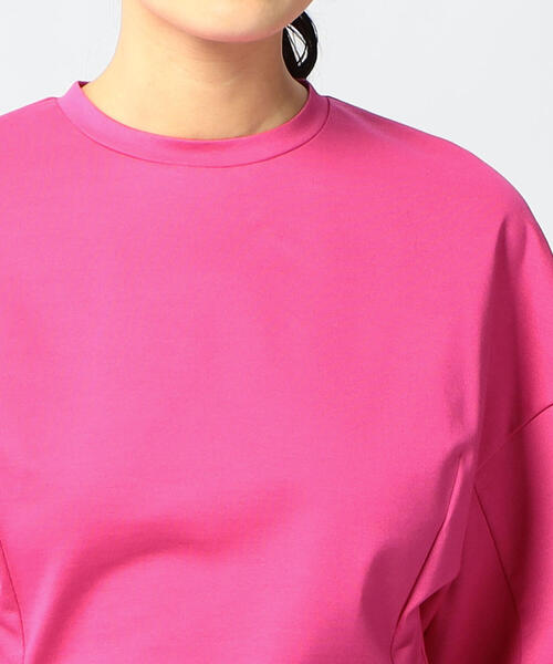 EDITION（エディション）の「【WEB限定】60/2 COTTON GOLD コットン ダーツカットソー（Tシャツ/カットソー・レディース・ブラック/レッド/キャメル・36/34）」の16枚目の写真