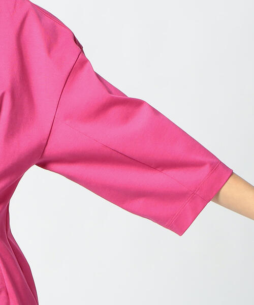 EDITION（エディション）の「【WEB限定】60/2 COTTON GOLD コットン ダーツカットソー（Tシャツ/カットソー・レディース・ブラック/レッド/キャメル・36/34）」の10枚目の写真