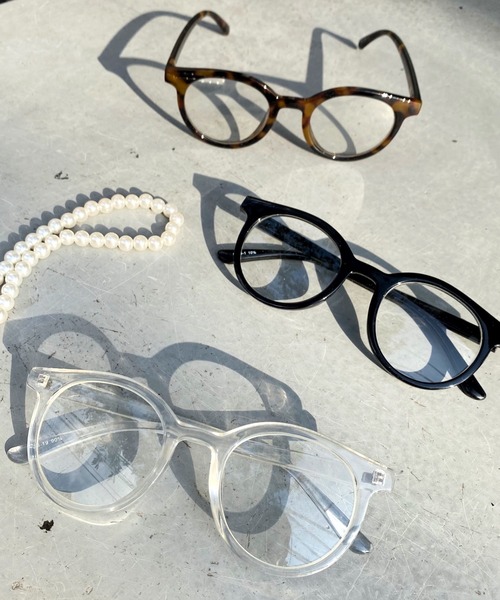 WHO'S WHO gallery（フーズフーギャラリー）の「クリアレンズメガネ（メガネ・レディース・ブラック/ブラウン/クリア/その他/ブラック系その他・FREE）」の5枚目の写真