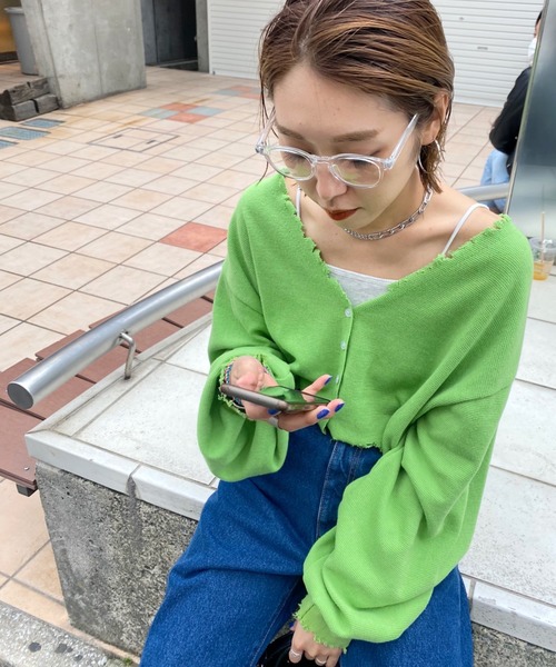 WHO'S WHO gallery（フーズフーギャラリー）の「クリアレンズメガネ（メガネ・レディース・ブラック/ブラウン/クリア/その他/ブラック系その他・FREE）」の6枚目の写真