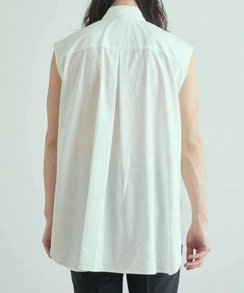 Lui's（ルイス）の「ノースリーブドレスシャツ（シャツ/ブラウス・メンズ・ホワイト/ブラック/イエロー・FREE）」の5枚目の写真