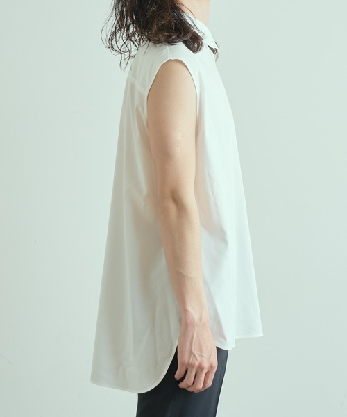 Lui's（ルイス）の「ノースリーブドレスシャツ（シャツ/ブラウス・メンズ・ホワイト/ブラック/イエロー・FREE）」の8枚目の写真