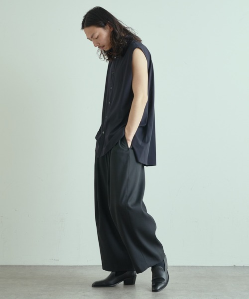 Lui's（ルイス）の「ノースリーブドレスシャツ（シャツ/ブラウス・メンズ・ホワイト/ブラック/イエロー・FREE）」の15枚目の写真