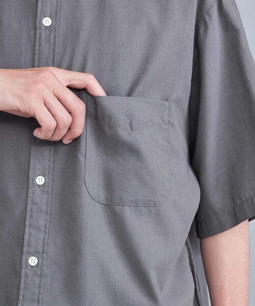 ＜Steven Alan＞ SLEEVE SHIRT-LOOSE/シャツ STEVEN ALAN シャツ 「Steven Alan」 ボイル スラブ ショート