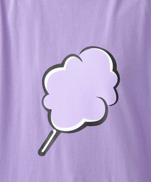 CLOTTY（クロッティ）の「CLOTTY×Girls2／BIG CC T-SHIRT 2949481（Tシャツ/カットソー・レディース・パープル/ライトグリーン/アイボリー・FREE）」の20枚目の写真