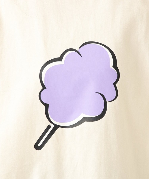 CLOTTY（クロッティ）の「CLOTTY×Girls2／BIG CC T-SHIRT 2949481（Tシャツ/カットソー・レディース・パープル/ライトグリーン/アイボリー・FREE）」の21枚目の写真