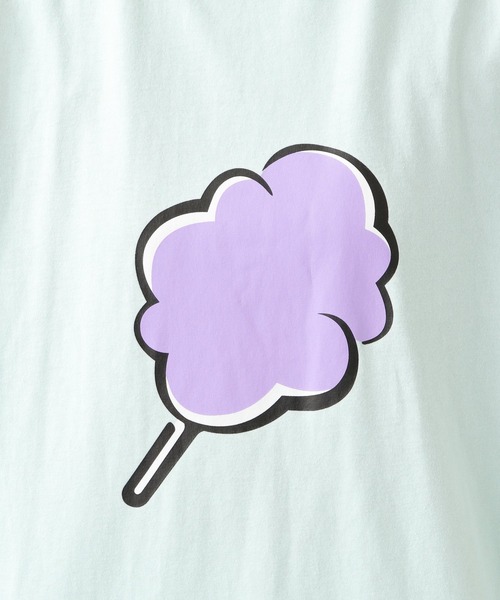 CLOTTY（クロッティ）の「CLOTTY×Girls2／BIG CC T-SHIRT 2949481（Tシャツ/カットソー・レディース・パープル/ライトグリーン/アイボリー・FREE）」の22枚目の写真