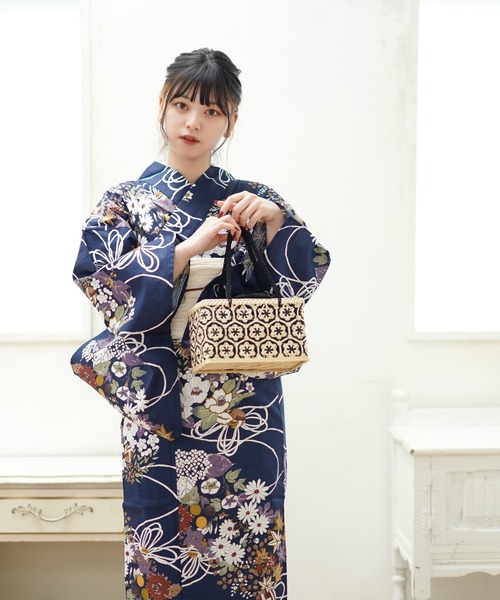 utatane（ウタタネ）の「選べる浴衣3点セット　ニコアンティークオリジナルA（浴衣・レディース・その他2/その他4/その他6/その他1/その他5/その他3・FREE）」の3枚目の写真