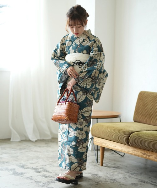 utatane（ウタタネ）の「選べる浴衣3点セット　ニコアンティークオリジナルA（浴衣・レディース・その他2/その他4/その他6/その他1/その他5/その他3・FREE）」の4枚目の写真