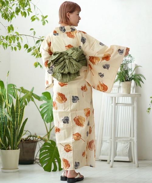 utatane（ウタタネ）の「選べる浴衣3点セット　ニコアンティークオリジナルA（浴衣・レディース・その他2/その他4/その他6/その他1/その他5/その他3・FREE）」の9枚目の写真