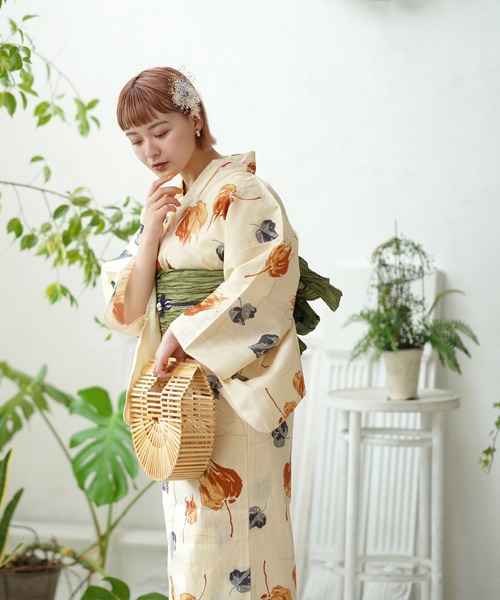 utatane（ウタタネ）の「選べる浴衣3点セット　ニコアンティークオリジナルA（浴衣・レディース・その他2/その他4/その他6/その他1/その他5/その他3・FREE）」の10枚目の写真