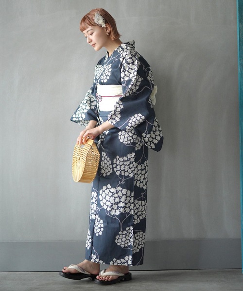 utatane（ウタタネ）の「選べる浴衣3点セット　ニコアンティークオリジナルA（浴衣・レディース・その他2/その他4/その他6/その他1/その他5/その他3・FREE）」の14枚目の写真