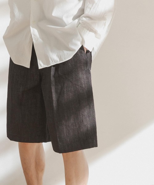 FORK&SPOON(フォークアンドスプーン)の「FORK&SPOON デニムショートパンツ(その他パンツ・メンズ・ブルー/ホワイト系その他・4/5)」の2枚目の写真