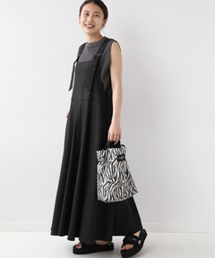 Leja ドレス　ボタニカルバックオープンフレアリボンドレス Leja（レジャ）の「【LEJA】ボタニカルバックオープンフレアリボン