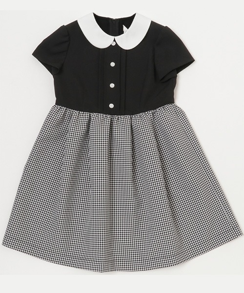 ギンガムチェック柄切り替えワンピース ワンピース Chopin ショパン のファッション ワンピース セール