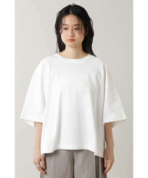 mici（ミチ）の「(mici)バックリボンビッグTシャツ（スウェット・レディース・ブラック/ホワイト系その他・ONE SIZE）」の5枚目の写真