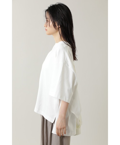 mici（ミチ）の「(mici)バックリボンビッグTシャツ（スウェット・レディース・ブラック/ホワイト系その他・ONE SIZE）」の14枚目の写真