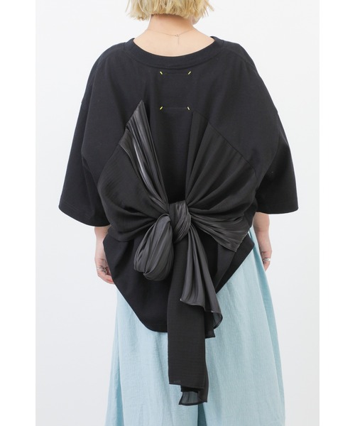 mici（ミチ）の「(mici)バックリボンビッグTシャツ（スウェット・レディース・ブラック/ホワイト系その他・ONE SIZE）」の18枚目の写真