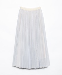 AS KNOW AS de base | ３段チュールプリーツスカート(スカート)