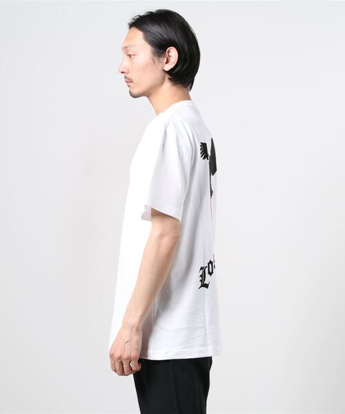 STUD MUFFIN(スタッドマフィン)の「STUD MUFFIN/スタッドマフィン/Eagle×HEART SSTシャツ(Tシャツ/カットソー・メンズ・ホワイト・3/4/2)」の2枚目の写真