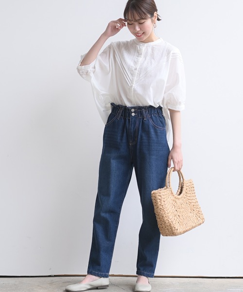 rps（アールピーエス）の「総刺繍キャンブリックドルマンブラウス（シャツ/ブラウス・レディース・オフホワイト/ブラック/モカ・フリー/M）」の15枚目の写真