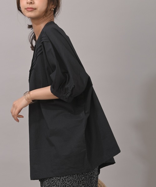 rps（アールピーエス）の「総刺繍キャンブリックドルマンブラウス（シャツ/ブラウス・レディース・オフホワイト/ブラック/モカ・フリー/M）」の21枚目の写真