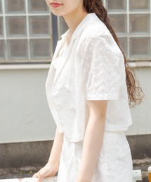 OLIVE des OLIVE | 印象ムテキダブル開襟シャツ(シャツ/ブラウス)