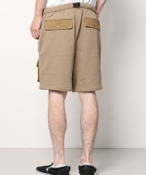 Woods（ウッズ）の「異素材多ポケット付き裏毛ショートパンツ（その他パンツ・メンズ・グレー/ブラック/ベージュ/ホワイト・M/L/XL）」の5枚目の写真