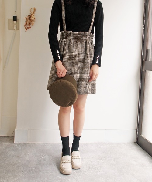 byあしながおじさん（バイアシナガオジサン）の「厚底ローファーパンプス　-8980615（ローファー・レディース・グリーン/アイボリー/ブラック/ブラウン・23.0cm/23.5cm/24.5cm/24.0cm/22.5cm）」の9枚目の写真