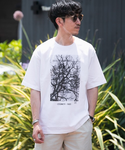 ITEMS URBANRESEARCH(アイテムズ アーバンリサーチ)の「ボックスフォトプリント Tシャツ(Tシャツ/カットソー・メンズ・その他1/その他2/その他3・MEDIUM/LARGE)」の1枚目の写真