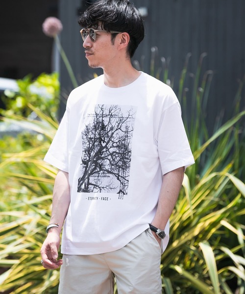 ITEMS URBANRESEARCH(アイテムズ アーバンリサーチ)の「ボックスフォトプリント Tシャツ(Tシャツ/カットソー・メンズ・その他1/その他2/その他3・MEDIUM/LARGE)」の7枚目の写真