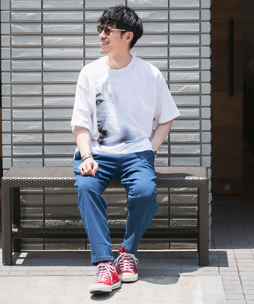 ITEMS URBANRESEARCH(アイテムズ アーバンリサーチ)の「ボックスフォトプリント Tシャツ(Tシャツ/カットソー・メンズ・その他1/その他2/その他3・MEDIUM/LARGE)」の10枚目の写真