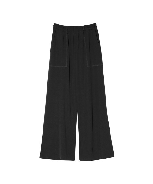 Re:EDIT（リエディ）の「リブカットカラーリラックスパンツ（その他パンツ・レディース・アイボリー/ブラック/ブルー/ブラウン/ベージュ/パープル・SMALL/LARGE/MEDIUM）」の10枚目の写真