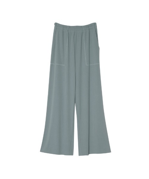 Re:EDIT（リエディ）の「リブカットカラーリラックスパンツ（その他パンツ・レディース・アイボリー/ブラック/ブルー/ブラウン/ベージュ/パープル・SMALL/LARGE/MEDIUM）」の19枚目の写真