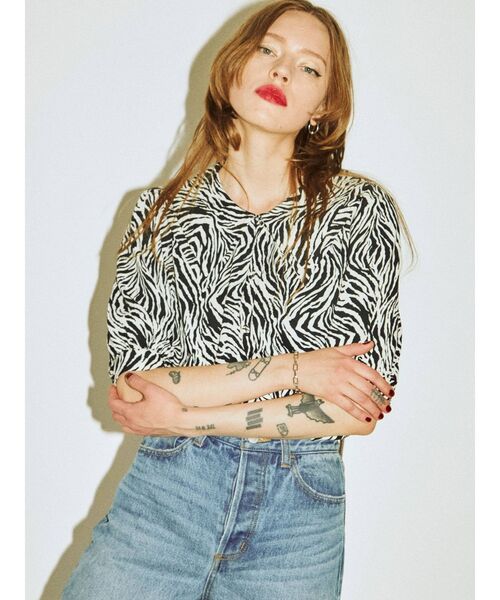 jouetie（ジュエティ）の「ダブルBIGカラーブラウス（シャツ/ブラウス・レディース・アイボリー/ブラック/ブルー/その他1・MEDIUM）」の10枚目の写真