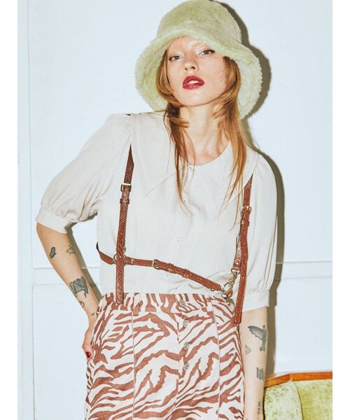 jouetie（ジュエティ）の「ダブルBIGカラーブラウス（シャツ/ブラウス・レディース・アイボリー/ブラック/ブルー/その他1・MEDIUM）」の15枚目の写真