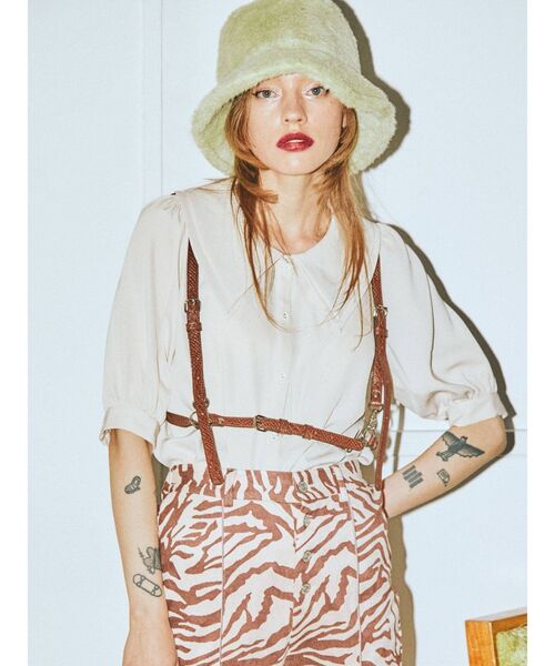 jouetie（ジュエティ）の「ダブルBIGカラーブラウス（シャツ/ブラウス・レディース・アイボリー/ブラック/ブルー/その他1・MEDIUM）」の16枚目の写真