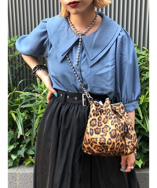 jouetie（ジュエティ）の「ダブルBIGカラーブラウス（シャツ/ブラウス・レディース・アイボリー/ブラック/ブルー/その他1・MEDIUM）」の3枚目の写真