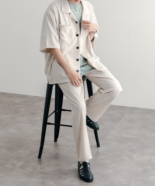 epnok（エプノック）の「フルレングスストレートパンツ（スラックス・メンズ・ブラック/ブルーグレー/ナチュラル・SMALL/MEDIUM/LARGE）」の19枚目の写真