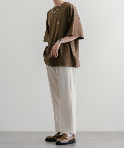 epnok（エプノック）の「フルレングスストレートパンツ（スラックス・メンズ・ブラック/ブルーグレー/ナチュラル・SMALL/MEDIUM/LARGE）」の13枚目の写真