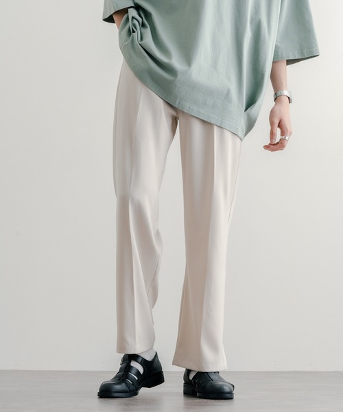 epnok（エプノック）の「フルレングスストレートパンツ（スラックス・メンズ・ブラック/ブルーグレー/ナチュラル・SMALL/MEDIUM/LARGE）」の4枚目の写真