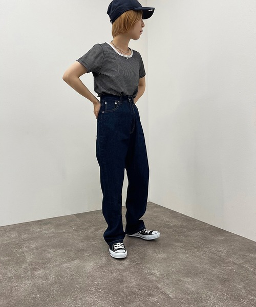 apres jour mignon(アプレジュールミニョン)の「ボーダーTシャツ【ZOZOTOWN限定アイテム】(Tシャツ/カットソー・レディース・ホワイト系その他/ブラック系その他・フリー/X-LARGE)」の14枚目の写真